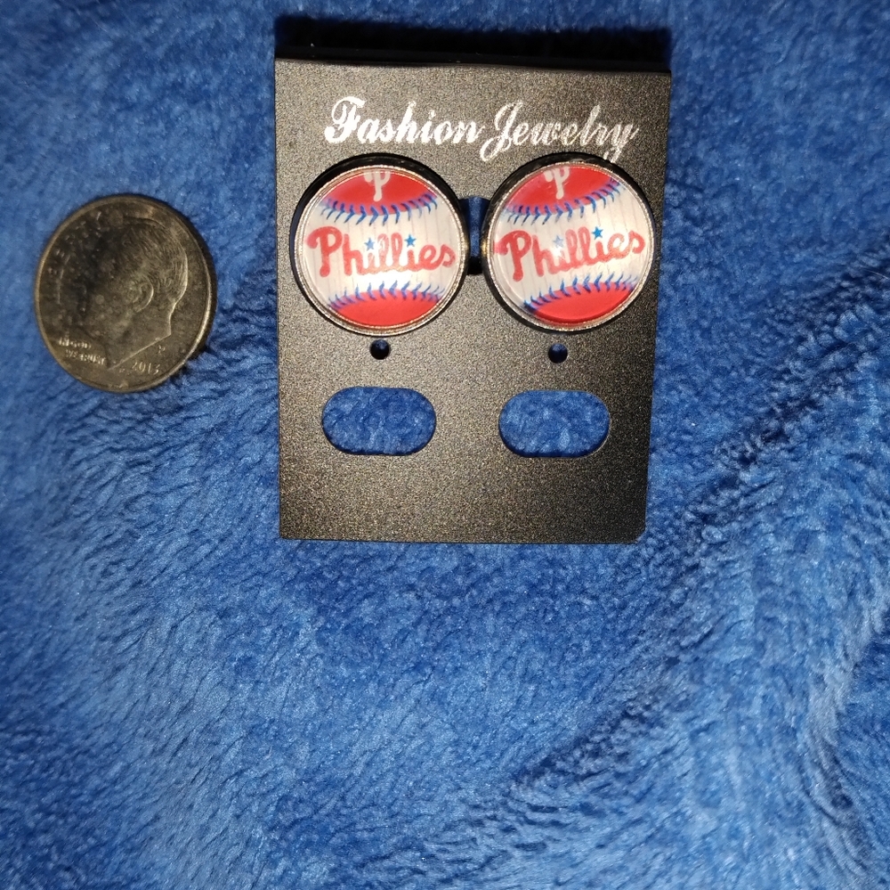 Philadelphia Phillies Post Earrings new Baseball post Earrings